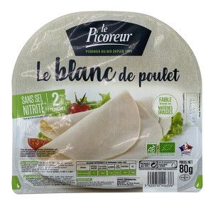 Blanc de Poulet tranché "Sans Sel Nitrité"