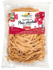 Tagliatelles Bio Pois Chiches 250g Coquelicot Bio
