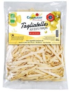 Tagliatelles BIO aux œufs 250g Coquelicot Bio