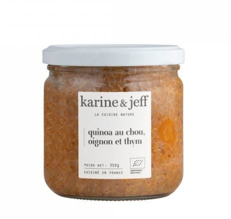 Quinoa au chou, oignons et thym