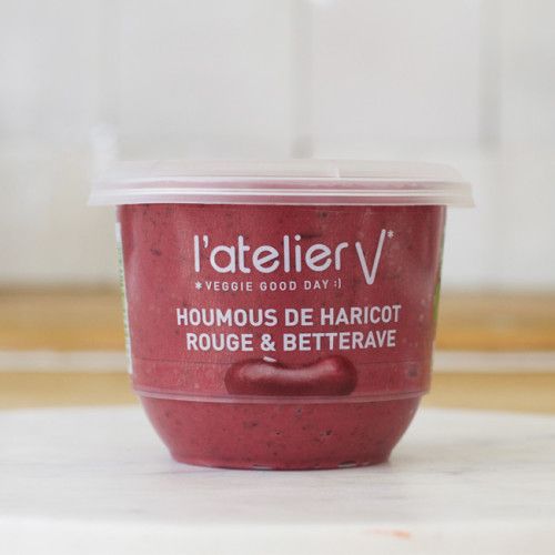 Houmous de haricot rouge et betterave 150g