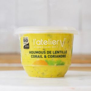 Houmous de lentille corail et coriandre 150g