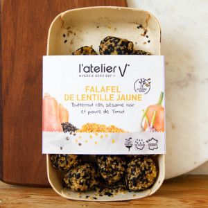 Falafel de lentille jaune, butternut rôtie 224g