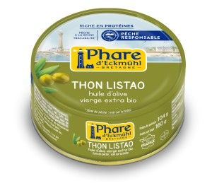 Thon Listao huile d'olive vierge extra bio 160g