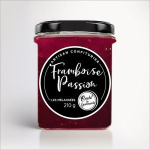 Préparation confiturière Framboise Passion 210g - Oooh! La Gourmande
