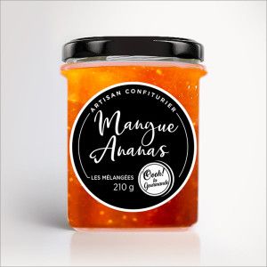Préparation confiturière Mangue Ananas 210g - Oooh! La Gourmande