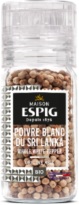 Poivre blanc entier 43g