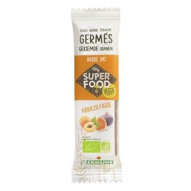 Barre de céréales germées ABRICOT-FIGUE 33g