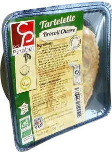 TARTELETTE BROCOLI-CHEVRE 2 x130g Pinabel Bio