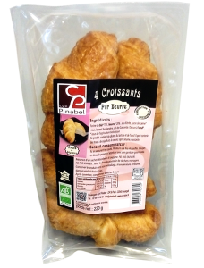 4 CROISSANTS au beurre 220 g Pinabel BIO