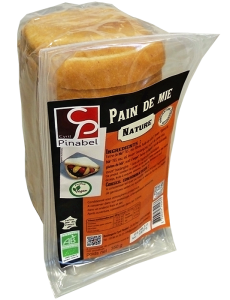 PAIN DE MIE NATURE 350g PINABEL BIO