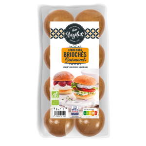 MINI BUNS BRIOCHÉS X8 -200g