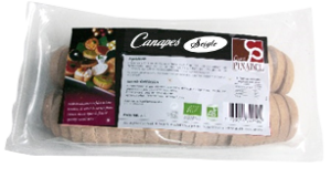 PAIN CANAPES AU SEIGLE 250g Pinabel BIO