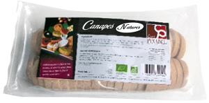 Pains canapés nature - Pinabel Bio