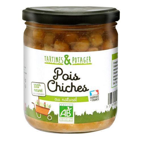 Pois Chiches au Naturel Bio 820g