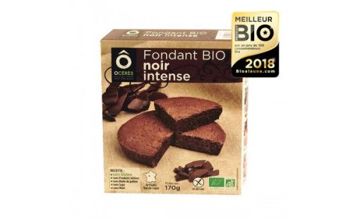 Fondant Noir Intense BIO sans gluten 170g