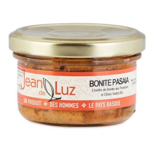 EMIETTÉ DE BONITE PASAIA AUX PRUNEAUX ET OLIVES VERTES BIO