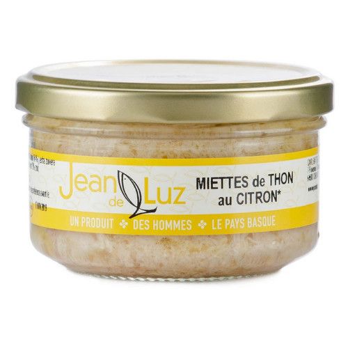 MIETTES DE THON GERMON AU CITRON ET À L'HUILE D'OLIVE BIO