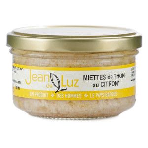 MIETTES DE THON GERMON AU CITRON ET À L'HUILE D'OLIVE BIO