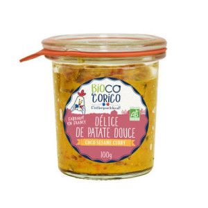 Délice patates douces curry coco sésame BIO