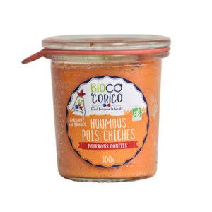 Houmous de Pois chiches aux Poivrons Confits 100g