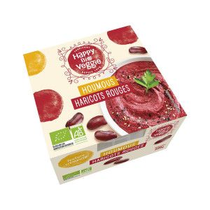 Happy Bio Veggie HOUMOUS HARICOTS ROUGES