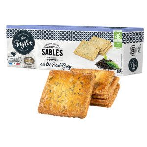 SABLÉS PUR BEURRE AU THÉ EARL GREY 165g