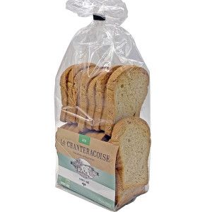 Biscottes sans sel bio 280g La Chanteracoise