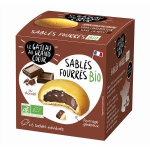 SABLÉS FOURRÉS AU CHOCOLAT