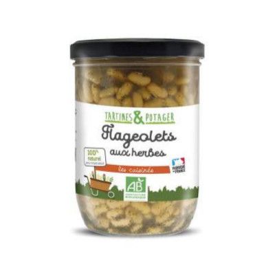 Flageolets aux herbes bio