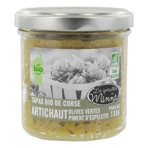 Tapas artichaut, olives vertes et piment 130g