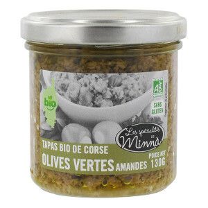 Tapas olives vertes et amandes 130g