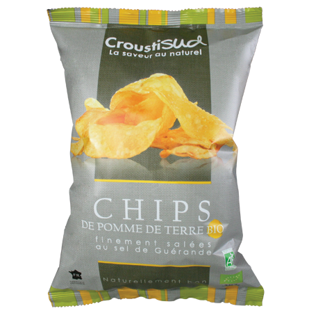 Chips de pommes de terre Bio100g