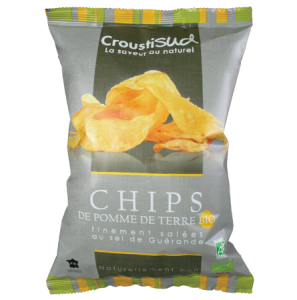 Chips de pommes de terre Bio100g