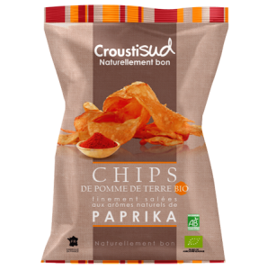 Chips de pommes de terre au paprika Bio 100g