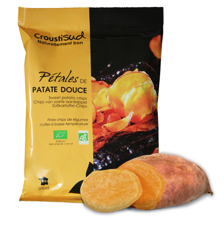 Chips Pétales de Patate douce Bio 70g