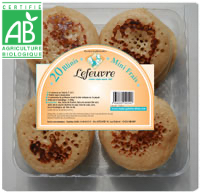 Mini Blinis frais de sarrasin x 20 bio 100g