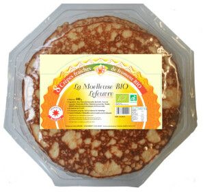 Crêpes fraîches moelleuses x 8  bio 440g