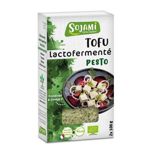 SOJAMI Tofu lactofermenté Pesto 200g