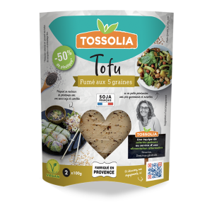 TOFU FUMÉ AU 5 GRAINES 2 x100g