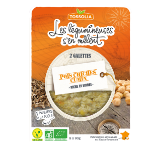 GALETTES POIS CHICHES, CUMI, 2x90g