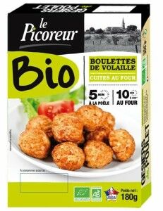 Boulettes De Volaille Sans Gluten 180g Bio