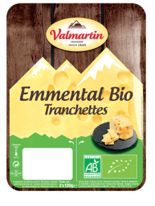 Emmental Bio tranchettes
2×120 g