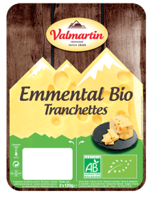Emmental Bio tranchettes
2×120 g