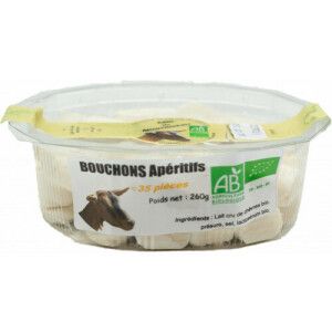 Bouchons apéritifs au lait cru de chèvre 260g BIO