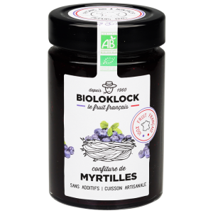 Confiture de myrtilles 230g