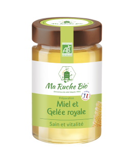 Miel et Gelée Royale Bio (Sain & Vitalité) 250g