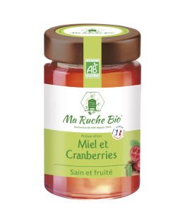 Miel et Cranberries (Sain & Fruité) 250g
