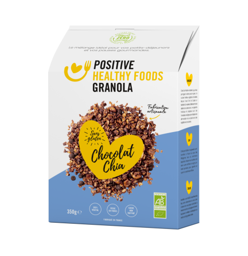 GRANOLA BIO CHOCOLAT CHIA 350g