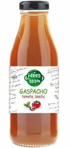 Gaspacho tomate, basilic bio 490 ml